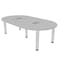 Skutchi Designs 45.25 in W, 84 in L, 29 in H, Engineered Wood Top, Grey H-RAC-4684-PT-01-EL - alternate 1